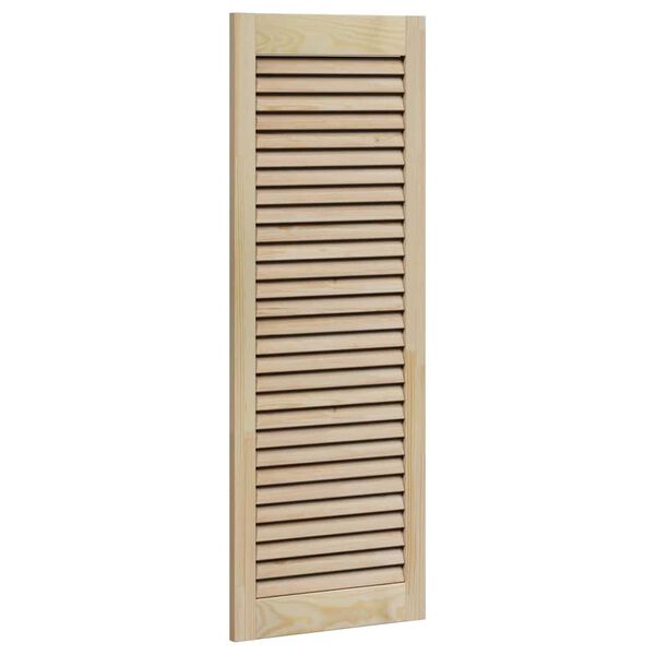 vidaXL Schrankt&uuml;r 2 pcs Natur 110 x 2,1 x 39,5 cm Massives Kiefernholz