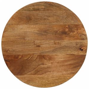 vidaXL Tischplatte &Oslash; 40x3,8 cm Rund Massivholz Mango