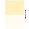 vidaXL Verdunkelungsrollo Gelb 155x230cm Stoffbreite 151,6cm Polyester