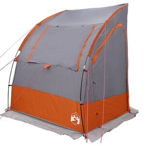vidaXL Heckklappenzelt 194 x 180 x 210 cm Grau und Orange Taft