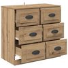 vidaXL Sideboard Artisan-Eiche 70 x 35,5 x 67,5 cm Holzwerkstoff