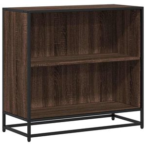vidaXL B&uuml;cherschrank Braun Eichen-Optik 80,5x35x76 cm Holzwerkstoff