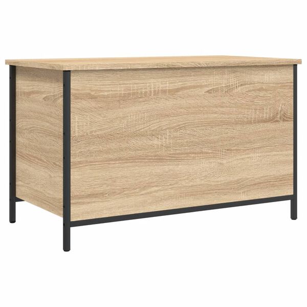 vidaXL Sitzbank mit Stauraum Sonoma-Eiche 80x42,5x50 cm Holzwerkstoff