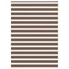 vidaXL Doppelrollo Braun 165x200 cm Stoffbreite 160,9 cm Polyester