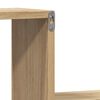 vidaXL Wandregale 2 Stk. Artisan-Eiche 100x15x20 cm Holzwerkstoff