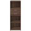 vidaXL Highboard Braun Eichen-Optik 45x42,5x124 cm Holzwerkstoff