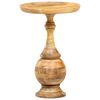 vidaXL Runder Beistelltisch 43 x 43 x 66 cm Massivholz Mango