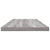 vidaXL Wandregale 4 Stk. Grau Sonoma 80x20x1,5 cm Holzwerkstoff