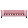 vidaXL Tagesbett Ausziehbar Rosa 80x200 cm Samt