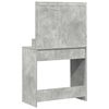 vidaXL Schminktisch Beton Grau 75,5 x 41 x 135 cm Holzwerkstoff