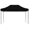 vidaXL Partyzelt Faltbar Pop-Up Schwarz 440x292x315 cm
