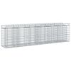 vidaXL Gabionen-Hochbeet 2 stk. 300 x 50 x 80 cm Verzinkter Stahl