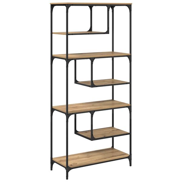 vidaXL B&uuml;cherregal Artisan-Eiche 81 x 36 x 176 cm Holzwerkstoff