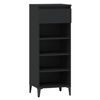 vidaXL Schuhregal Schwarz 40x36x105 cm Holzwerkstoff