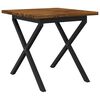 vidaXL Quadratischer Esstisch 70 x 70 x 75 cm Massivholz Akazie
