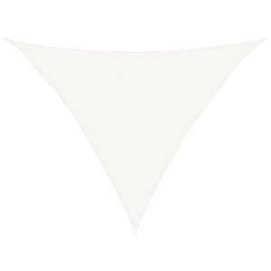 vidaXL Sonnensegel 160 g/m&sup2; Wei&szlig; 5x5x6 m HDPE