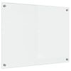 vidaXL K&uuml;chenr&uuml;ckwand Transparent 80 x 60 cm Geh&auml;rtetes Glas