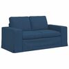 vidaXL Sofa 2 pcs Blau 182 x 80 x 82 cm Stoff