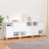 vidaXL Sideboards 3 Stk. Wei&szlig; 60x35x70 cm Holzwerkstoff