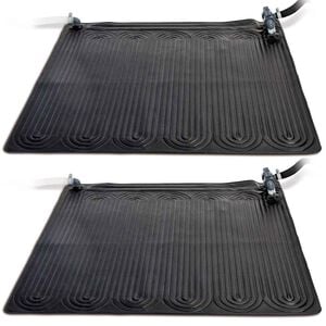 Intex Solarmatte f&uuml;r Pools 2 Stk. PVC 1,2x1,2 m Schwarz 28685