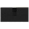 vidaXL Badezimmerschrank mit T&uuml;r Schwarz Eichen-Optik 65 x 33 x 60 cm