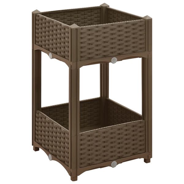 vidaXL Hochbeet 40x40x71 cm Polypropylen