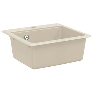 vidaXL Waschbecken Beige 470 x 440 mm Granit