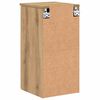 vidaXL Badezimmerschrank Wandmontiert Artisan-Eiche 30 x 31,5 x 61 cm