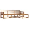 vidaXL Outdoor-Sofagarnitur 4 stk. Natur Massivholz Akazie