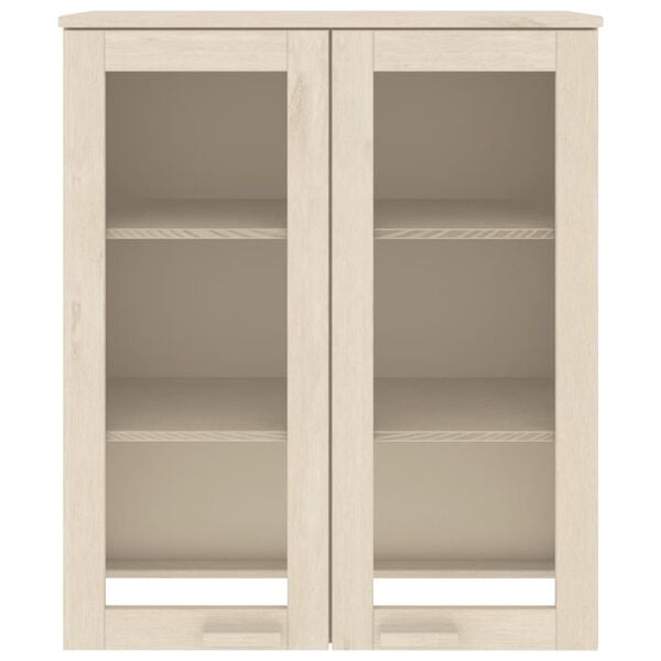 vidaXL Highboard-Oberteil HAMAR Honigbraun 85x35x100 cm Massivholz