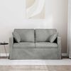 vidaXL Sofa Hellgrau Gesamtabmessungen: 138 x 78 x 80 cm (B x T x H)