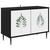 vidaXL TV-Schrank HANAU 69 x 33 x 50,5 cm Schwarz Eichen-Optik