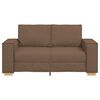 vidaXL 2-Sitzer Sofa Braun 160x78x84 cm Stoff