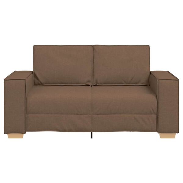 vidaXL 2-Sitzer Sofa Braun 160x78x84 cm Stoff