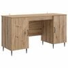 vidaXL Schreibtisch Artisan-Eiche 142,5 x 50 x 75 cm Holzwerkstoff