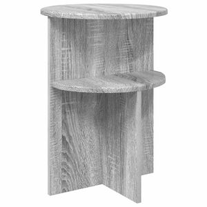 vidaXL Beistelltisch Graues Sonoma &Oslash; 39,5 x 55 cm Holzwerkstoff
