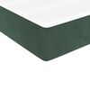 vidaXL Boxspringbett mit Matratze Dunkelgr&uuml;n 80x200 cm Samt