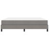 vidaXL Boxspringbett mit Matratze Taupe 180 x 200 cm Stoff