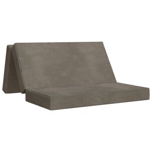 vidaXL Klappsofa Bett 160 x 67 x 45 cm Hellgrau