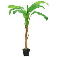 vidaXL Künstlicher Bananenbaum mit Topf 180 cm Grün