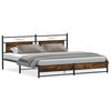 vidaXL Metallbett ohne Matratze R&auml;uchereiche 200x200 cm