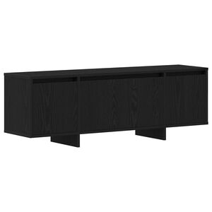 vidaXL TV-Schr&auml;nk 120 x 30 x 40,5 cm Schwarz Eichen-Optik