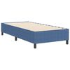 vidaXL Plattformbettgestell Blau 90 x 190 cm Cordstoff