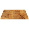 vidaXL Tischplatte 110x70x2,5 cm Rechteckig Massivholz Mango