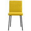 vidaXL Esszimmerst&uuml;hle 6 Stk. Gelb Samt