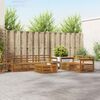 vidaXL Outdoor-Sofagarnitur 6 pcs Natur Massivholz Akazie
