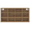 vidaXL Schuhschrank Artisan-Eiche 103 x 30 x 51 cm Holzwerkstoff