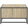 vidaXL Couchtisch Sonoma-Eiche 100x57x35 cm Holzwerkstoff und Metall