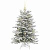 vidaXL K&uuml;nstlicher klappbarer Weihnachtsbaum Wei&szlig; 120 cm PE und PVC
