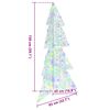 vidaXL Weihnachtsbaum mit 160 LEDs Mehrfarbig 150 cm Acryl